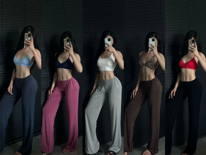 Pantalones de yoga para mujer, con cremallera, para fitness, yoga, pilates, deportivos, transpirables, para gimnasio, entrenamiento, correr, de cintura alta