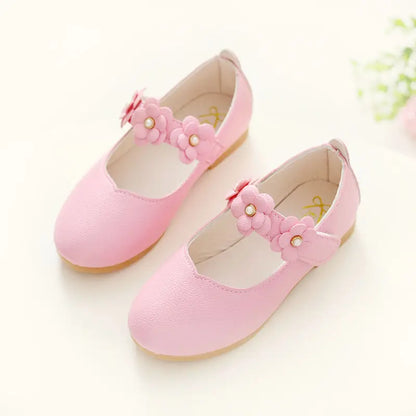 Zapatos de baile para niños, zapatos de princesa para niñas, calzado de cuero suave y transpirable, calzado de rendimiento antideslizante para estudiantes.