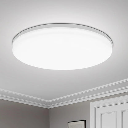 Lámpara de techo LED redonda, moderna, decorativa, para el hogar, 18/24/36/48 W, para sala de estar, dormitorio, cocina interior.