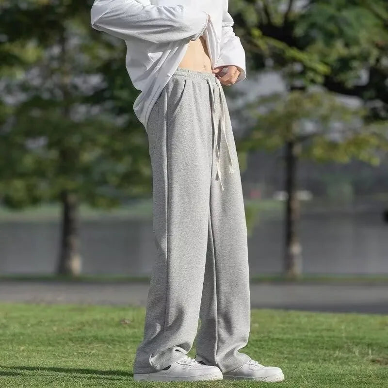 Pantalones de trabajo para hombre de talla grande, modelo 2024, conjunto casual resistente y duradero para la construcción, ideales para el verano. Con puños ajustables.