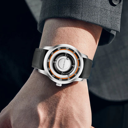 Relojes de pulsera de cuarzo para hombre Foxbox 2025 de lujo, creativos, con cuentas deslizantes, a la moda, impermeables, con fuerza magnética, reloj para hombre, Reloj.