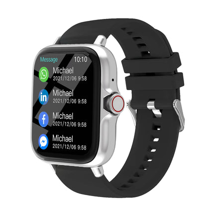 Reloj inteligente deportivo para hombre y mujer, resistente al agua, de 1,83 pulgadas, con función de respuesta a llamadas, podómetro, alertas de información y sueño.