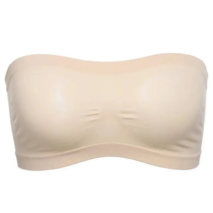 Sujetador de tubo de malla transpirable para mujer, sin protectores de pecho