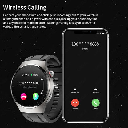 LIGE - Reloj inteligente para hombre Xiaomi ECG+PPG, resistente al agua, con Bluetooth, llamadas, Android IOS, monitor de salud, pantalla AMOLED HD