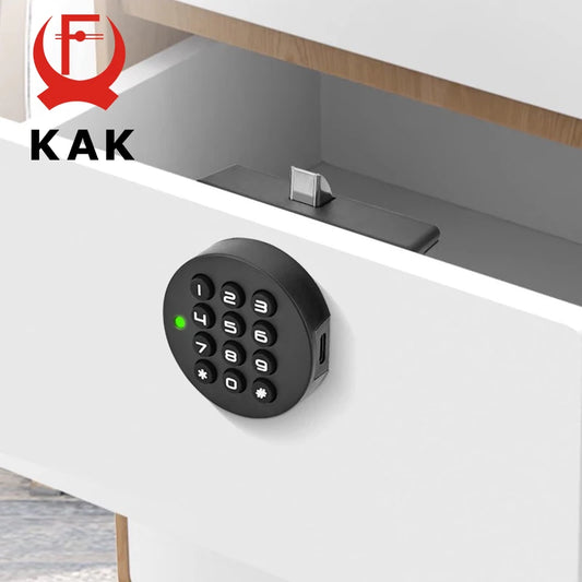 Cerraduras de seguridad KAK con contraseña para gabinetes, cerradura de puerta sin llave, cerradura de código de combinación para cajones, cerradura de taquilla de gimnasio, cerradura electrónica para muebles