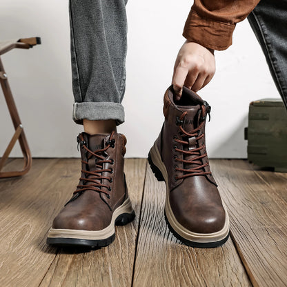 2024 New Safety Shoes Men Anti-smash Anti Puncture Work Shoes Anti Slip Indestructible Shoes Protective Sneakers Men Boots