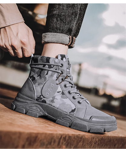 Botas militares para hombre y mujer, camuflaje, caqui, negro, caña alta, antideslizantes, tácticas, para mecánico, trabajo, escalada, zapatillas deportivas.