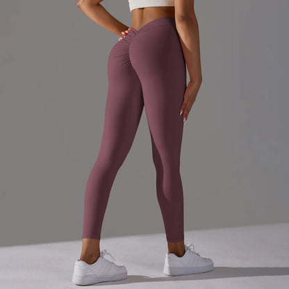 Women Seamless Solid Leggings Knitted High Waist Sports Leggings Fashion Hip Lifting Running Yoga Sport Gym Tights Pantalones