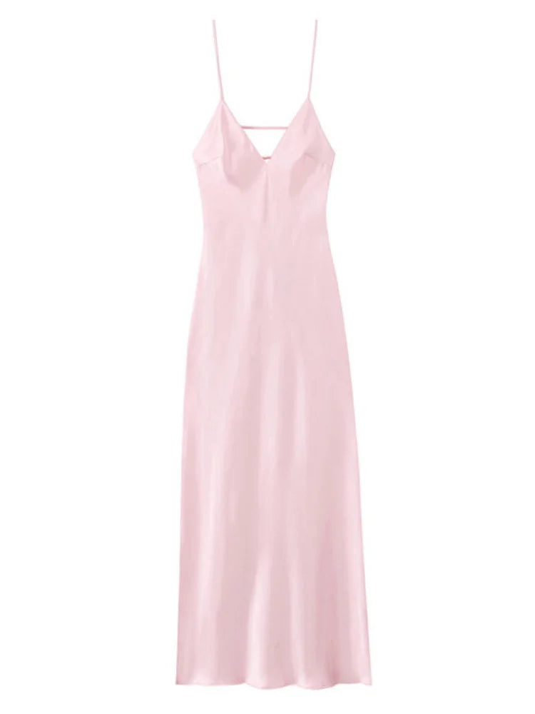 2025 Sexy Party Off Shoulder Dresses Women's Elegant Sleeveless Hollow Out Beach Dress Backless High Street Lady Summer Vestidos