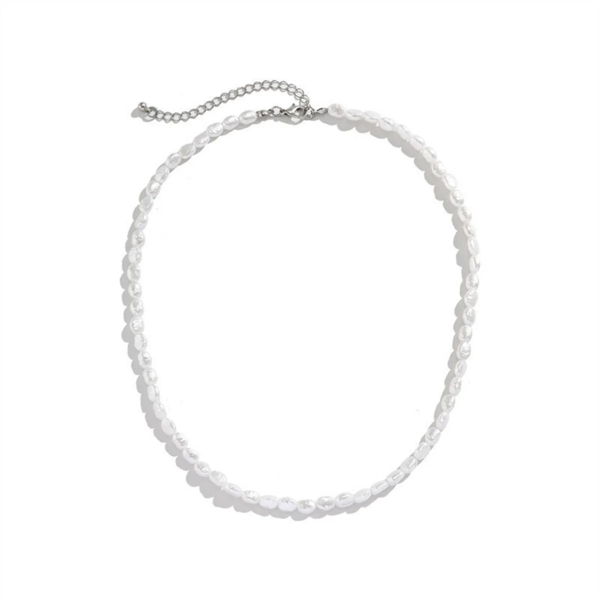 Collar y pulsera de cadena de perlas de imitación hechos a mano estilo bohemio para hombre, moderno conjunto de joyería vintage con cadena para clavícula y cuello, estilo steampunk.