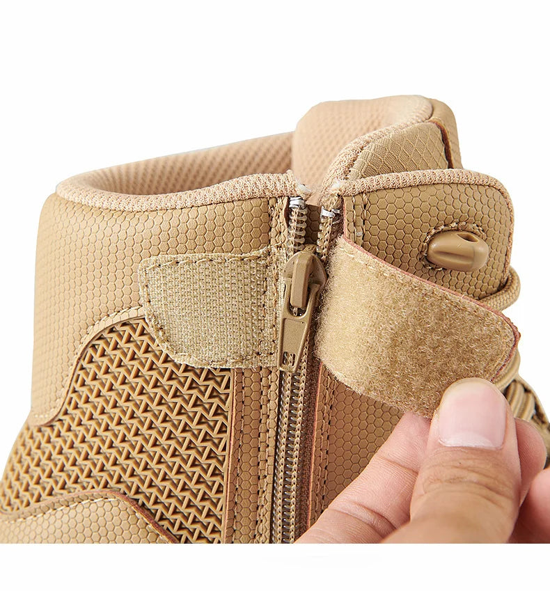 Botas de trabajo para hombre, zapatos de seguridad resistentes al desgaste, zapatos con punta de acero, zapatillas antideslizantes, zapatos de trabajo para adultos.