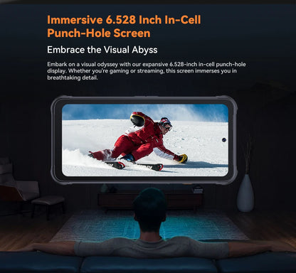 Cubot KingKong 8, smartphone Android resistente al agua y a los golpes, 12 GB de RAM (6 GB + 6 GB), 256 GB de ROM, batería de 10600 mAh, NFC, procesador de ocho núcleos, 4G, OTG.