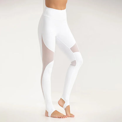 Mallas de Yoga para Mujer con Parches de Malla, Cintura Alta, Pantalones de Gimnasio, Secado Rápido, Ropa Deportiva para Correr y Entrenamiento, Leggings Deportivos para Mujer