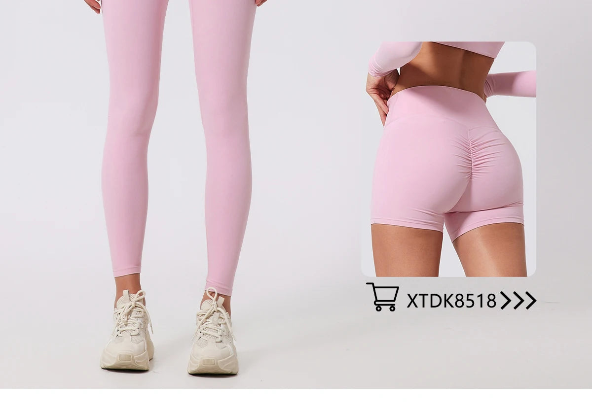 Mallas deportivas de cintura alta Ctenkevet para mujer, pantalones de gimnasia elásticos, mallas para correr, mallas de entrenamiento para mujer, medias suaves, pantalones de yoga push up.
