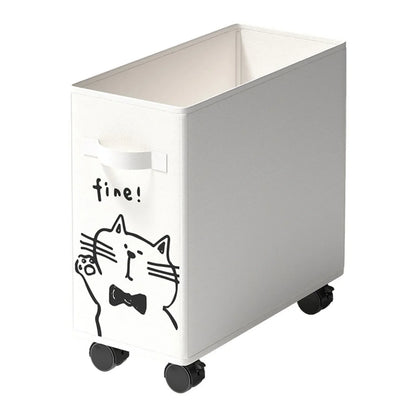 Carrito de oficina debajo del escritorio, cesta de almacenamiento que ahorra espacio y organización sin esfuerzo, adecuado para el hogar y la sala de estar.