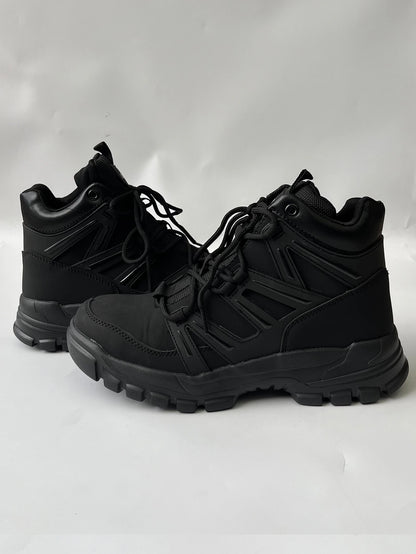 Botas de seguridad protectoras, zapatos de seguridad laboral, botas de seguridad de invierno para hombre, zapatos de trabajo antiperforación, botas de trabajo con punta de acero, indestructibles.