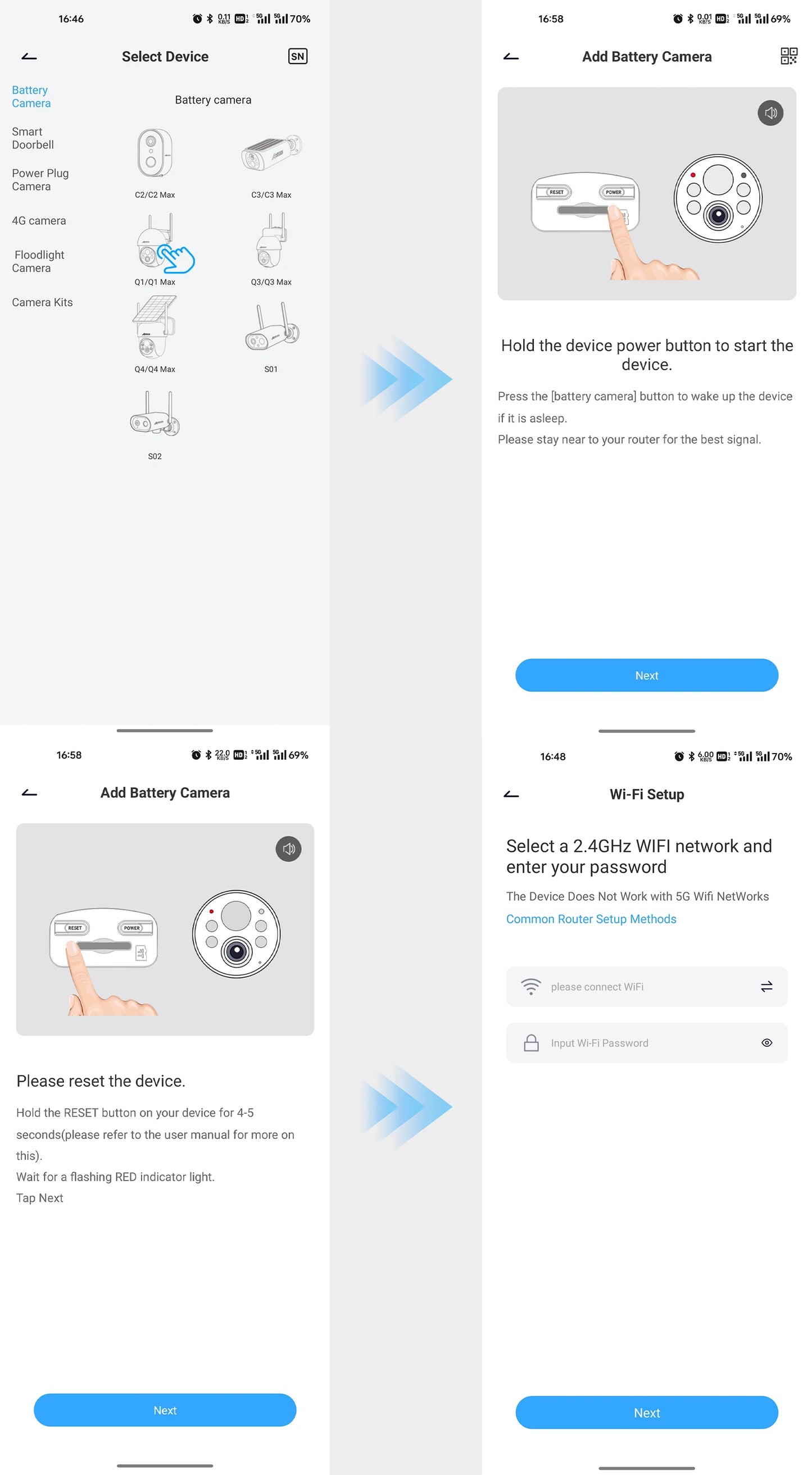 Cámara de seguridad WiFi con batería solar 1296P, rotación de 360°, detección de humanoides inalámbrica, alarma con sirena y sirena.