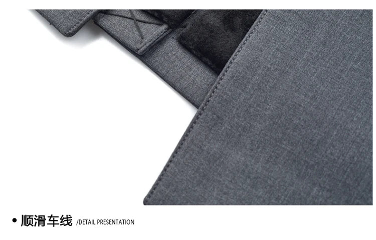 Gabardina coreana Maxbarley para hombre, otoño 2025, estilo casual de negocios, cortavientos, abrigo largo de estilo urbano.