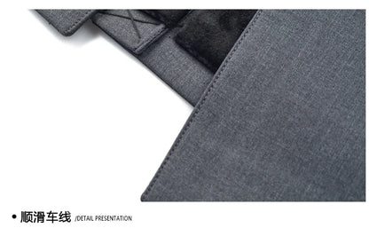 Gabardina coreana Maxbarley para hombre, otoño 2025, estilo casual de negocios, cortavientos, abrigo largo de estilo urbano.