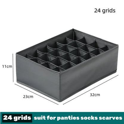Organizador para ropa interior, calcetines, sujetadores, pantalones, bufandas, corbatas, caja de almacenamiento, organizador de ropa para vaqueros, divisores para cajones, organizador de ropa