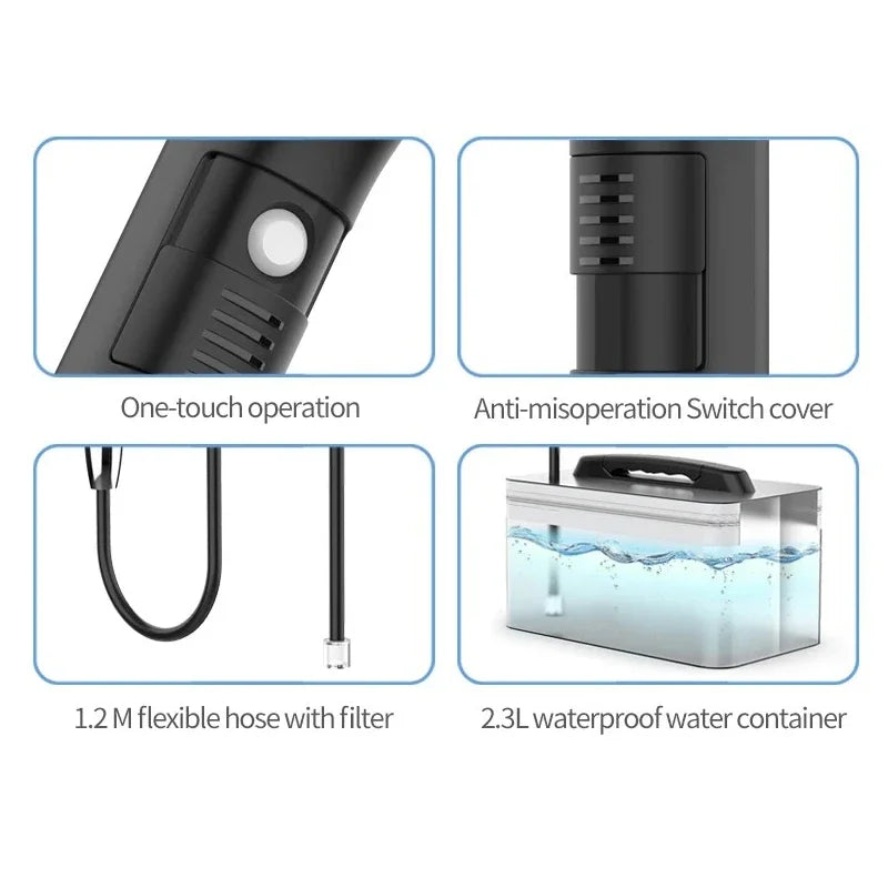 Limpiador corporal portátil integrado de mano, higiene personal, limpieza, calmante, cuidado posparto, viaje eléctrico, spray para sentarse
