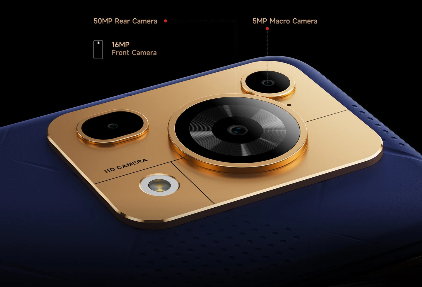 [Estreno mundial] Fossibot F112 PRO 5G Smartphone resistente, pantalla HD+ de 6,88", batería de 7150 mAh, 24 GB (8+16) + 256 GB, Android 14, cámara de 50 MP