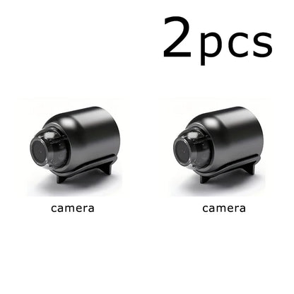 Mini cámara HD WiFi 1080P, grabadora de video inalámbrica remota para el hogar, mascotas, perros y niños, monitoreo de seguridad para iPhone y batería.