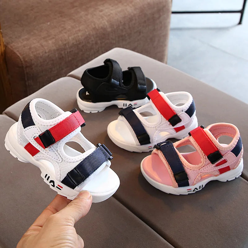 Sandalias para niños, zapatos para niños pequeños, zapatos de playa para niños y niñas, sandalias deportivas antideslizantes de suela suave, zapatos de ocio para niños, zapatillas deportivas para niños