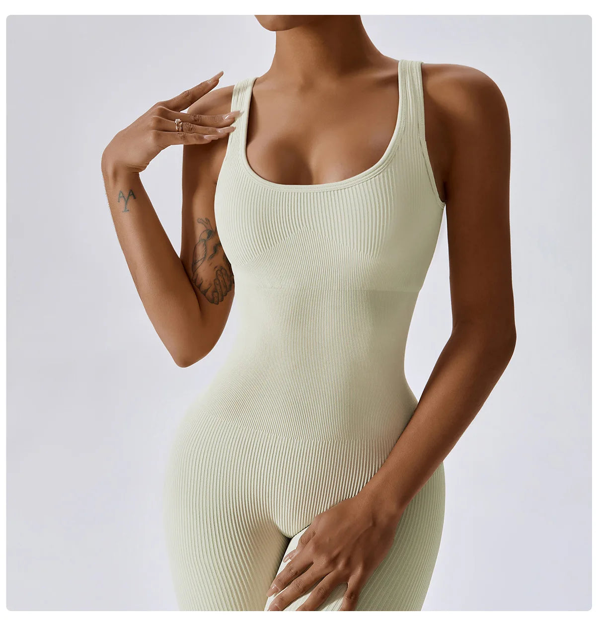 Traje de yoga de una pieza sin costuras de primavera, conjunto de entrenamiento de fitness para danza y tonificación abdominal, mono elástico, ropa deportiva de gimnasio con efecto push up