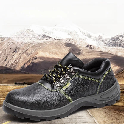 Work Safety Shoes Men Waterproof Slip On Male Breathable Work Steel Toe Shoes Electrical Insulation Construction Sneakers