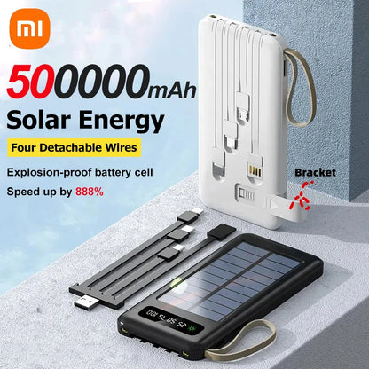 Xiaomi - PowerBank de 500.000 mAh, 120 W, portátil, superrápido, batería externa, alta capacidad, para iPhone y Samsung.