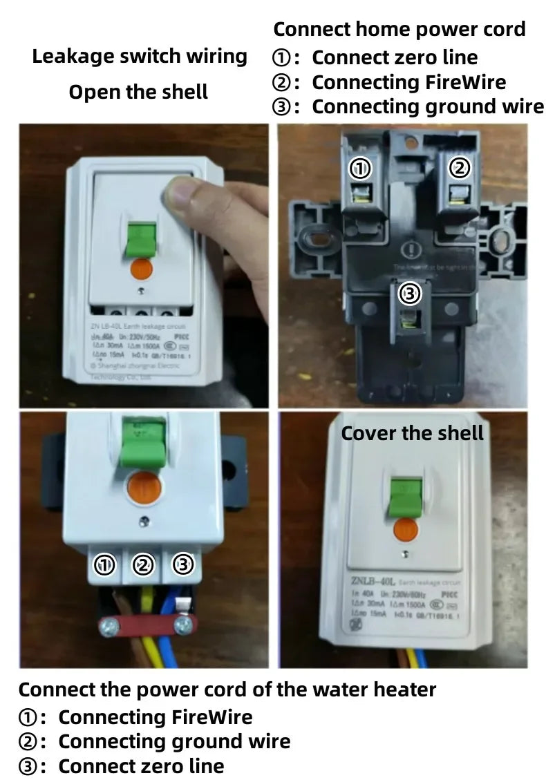 Calentador de agua eléctrico inteligente sin tanque, máquina de agua caliente rápida para el hogar, baño de hotel o apartamento, ducha de agua caliente