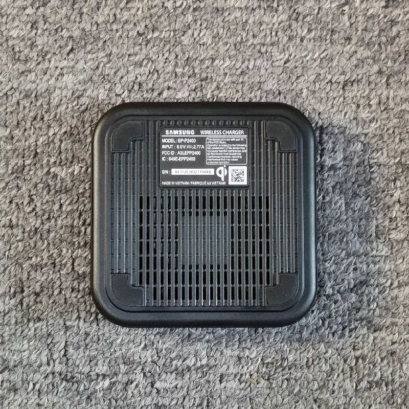 Base de carga inalámbrica rápida Samsung de 15 W para Galaxy S20 S21 S22 S23 S24 S8 S9 S10 Plus Note 20 Ultra 9 8 Z Flip Fold 6 5 4 3 2