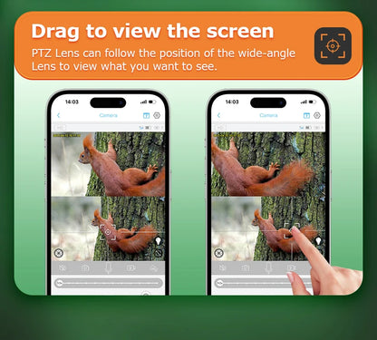 Cámara de seguridad solar inalámbrica LS VISION de 12 MP, 4G, zoom 15x, para exteriores, con doble pantalla, WiFi, detección humana PIR y sistema CCTV UBox.