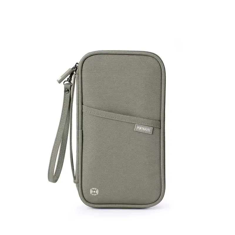 Cartera de viaje, pasaporte, tarjetero, organizador, bolsa para billetes, porta billetes, porta documentos, bolso de mano, bolsa de almacenamiento