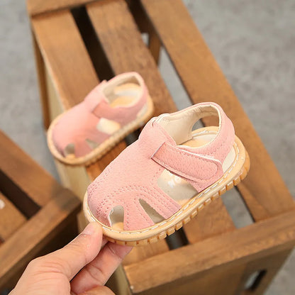 Zapatos minimalistas para caminar para niños pequeños, sandalias para bebés, calzado informal ligero para niños y niñas, zapatos de suela suave antideslizantes