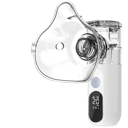 Nebulizador portátil inteligente de malla de mano, nuevo modelo 2025, para adultos y niños, mini nebulizador doméstico.