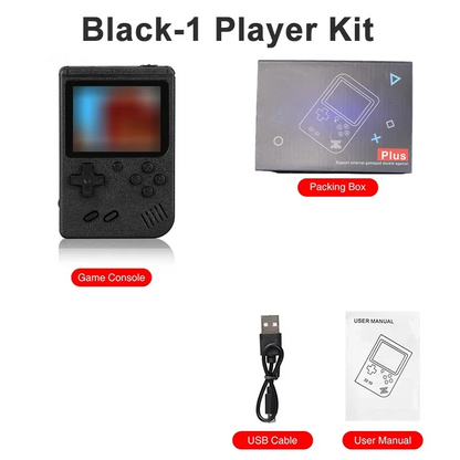NUEVA mini consola de videojuegos retro portátil de 8 bits, reproductor de juegos portátil con 400 juegos integrados, salida AV, consola de juegos Gameboy videojuego
