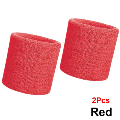 Pack de muñequeras deportivas multicolores únicas para baloncesto (negro, amarillo, blanco, azul, rosa, rojo y gris)