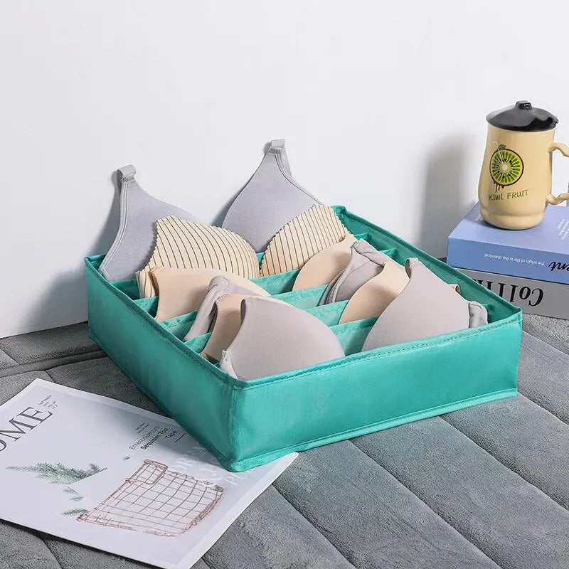 Caja organizadora para guardar ropa interior, calcetines, sujetadores y bragas, ideal para el hogar, el dormitorio y el armario.