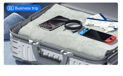 Cable de carga rápida USB-C a C Essager PD de 100 W con succión magnética y antienrollamiento para iPhone 15, portátil y Samsung.