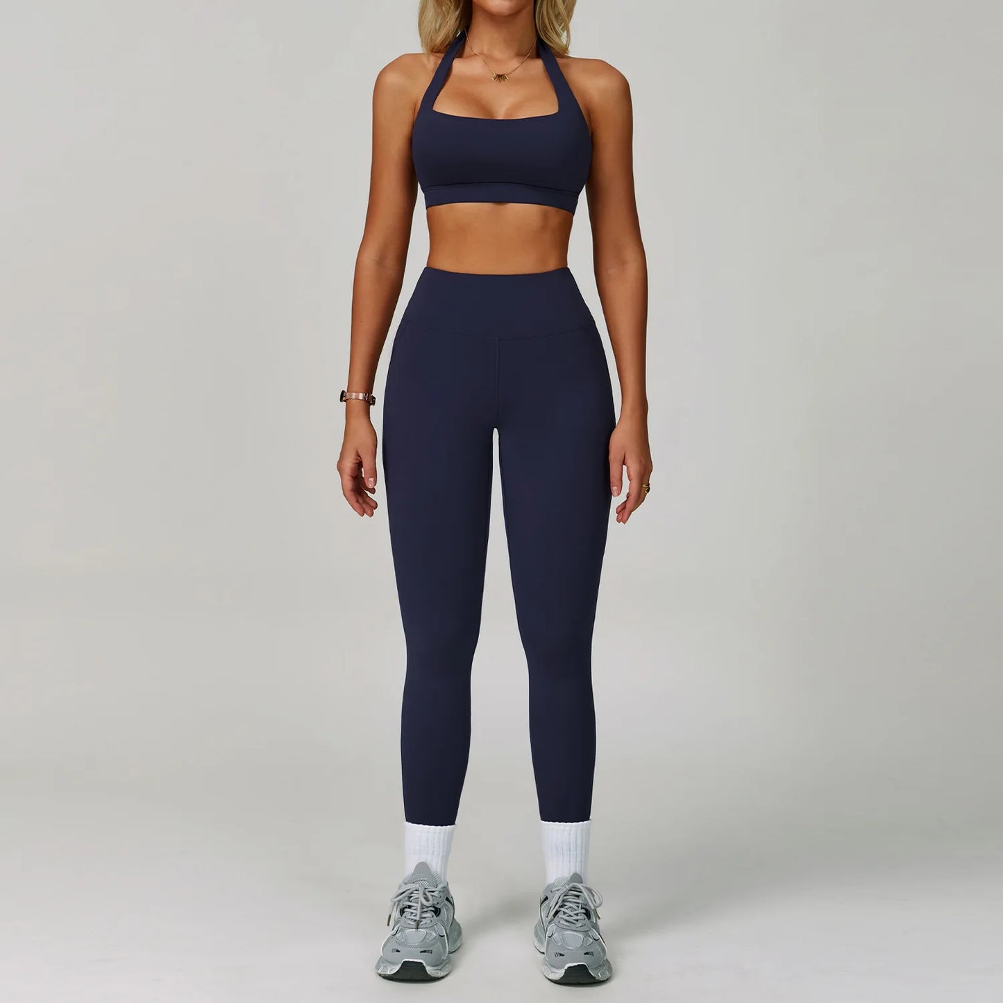 2 Piece Set Women's Tracksuit Fitness Clothes Yoga Sets Sportswear Workout Bra High Waist Leggings Set Gym Clothing Sports Suits
