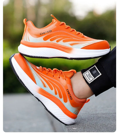 Nuevo calzado de seguridad para hombre, de cuatro estaciones, con puntera de acero antiaplastamiento y antiperforación, suela blanda antideslizante, para trabajo.