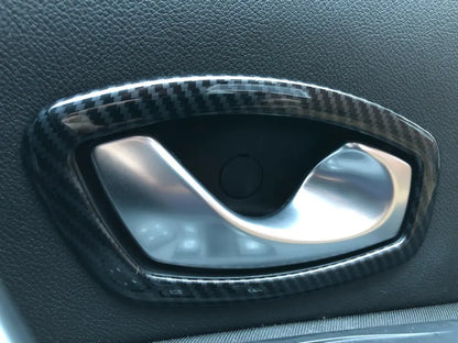 Accesorios para Renault Clio IV Clio4 2013 2014 2015 2016 2017 2018: Interiores de fibra, cubiertas de cuencos de puerta, molduras y adornos de estilo.