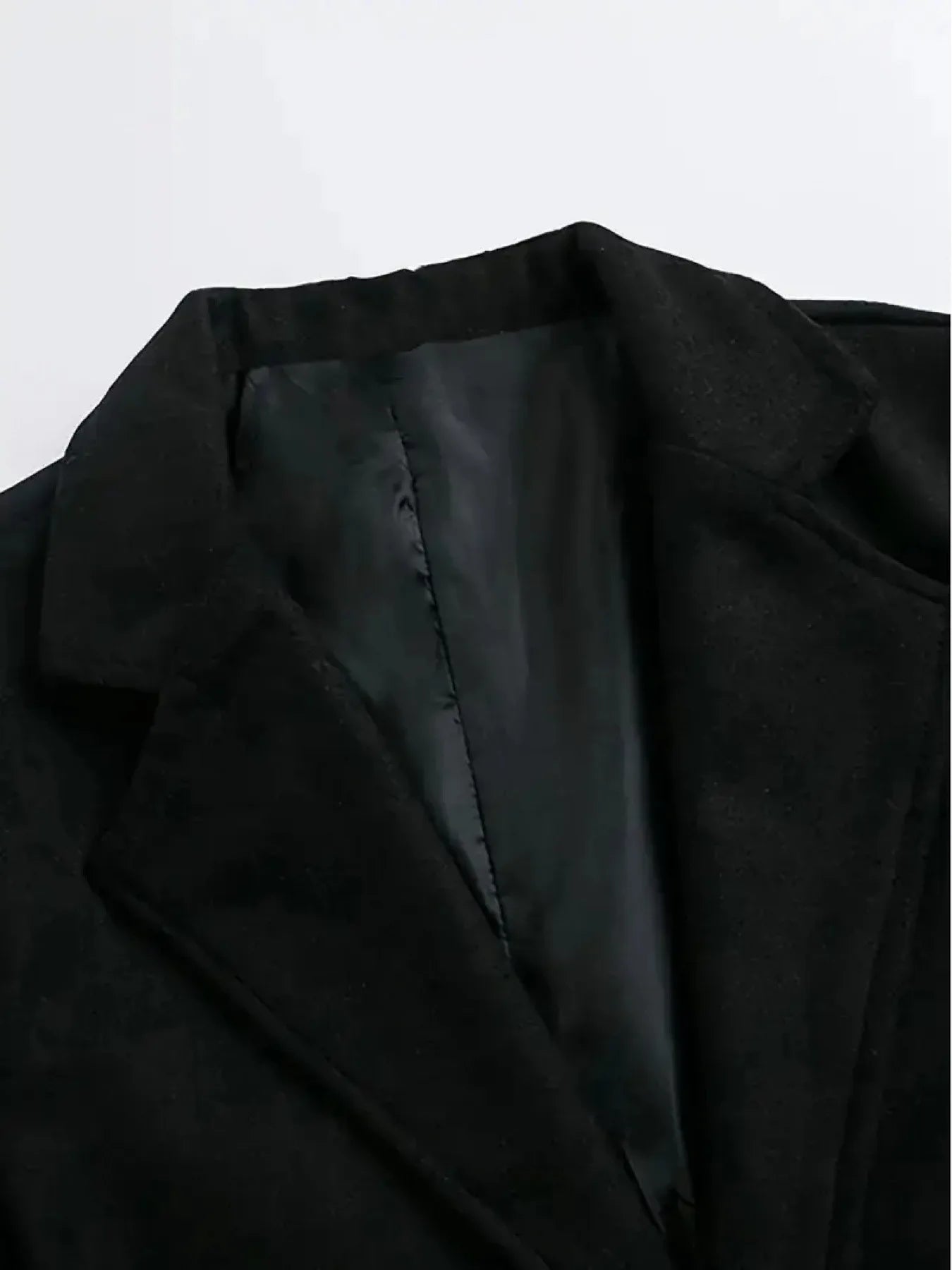 Abrigo holgado y cómodo para primavera y otoño. Gabardina ajustada, estilo drapeado, informal.