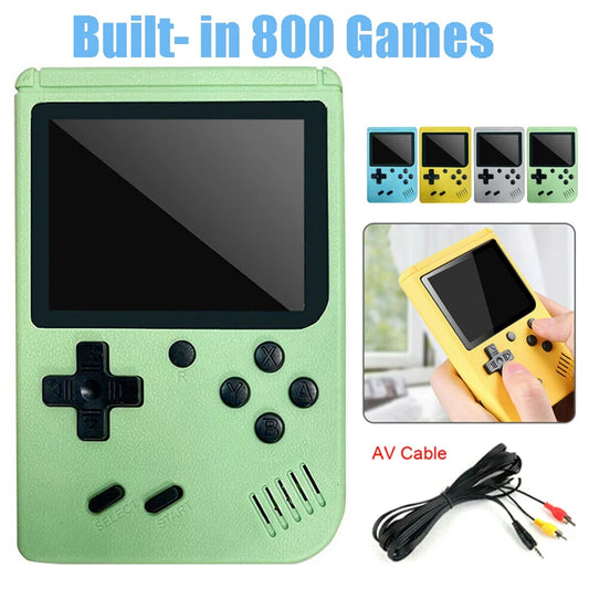 Mini consola de videojuegos retro portátil con 800 juegos clásicos integrados, regalo Gameboy