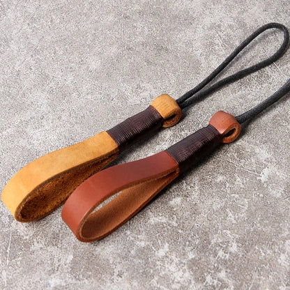 Llavero de coche para hombre, sencillo, de piel de vaca, con mosquetón, gancho de escalada, llavero, anillos, regalo, llavero interior de coche, bolsa.