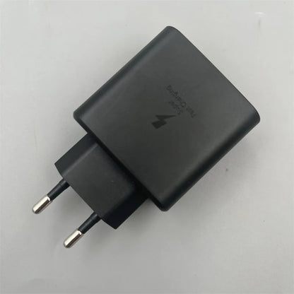 Cargador rápido PD original de 45 W, adaptador de pared de carga rápida tipo C para Samsung Galaxy S23 S22 S21 Ultra A54 A53 A52S.