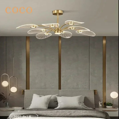 Lámpara de techo LED moderna para sala de estar, decoración de interiores, estudio, dormitorio, iluminación colgante, comedor, cocina, lámpara de araña