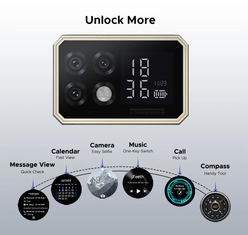 Teléfono resistente DOOGEE S200 Max, 16 GB + 512 GB, batería de 22000 mAh, procesador Dimensity 7050, pantalla de 6,72" a 120 Hz, pantalla trasera de 1,32", linterna dual.